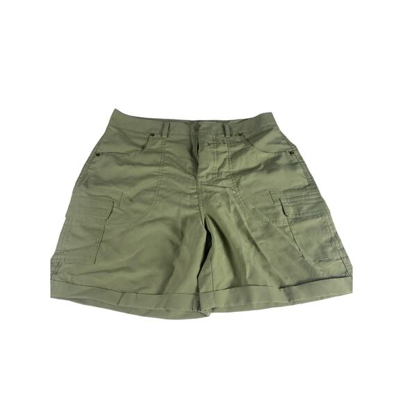 Shorts women's Large green cargo - Picture 1 of 5